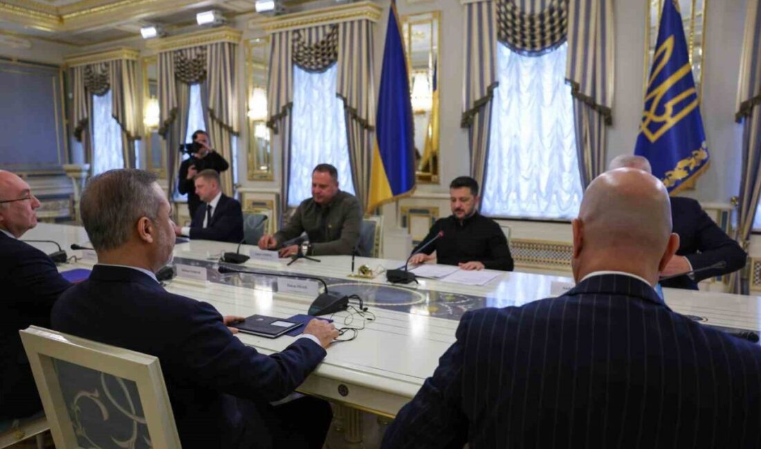 Dışişleri Bakanı Hakan Fidan, Kiev'de Ukrayna Devlet Başkanı Zelenskiy ile
