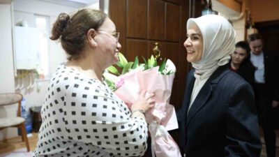 Bakan Göktaş, Bahçelievler Şeyh Zayed Çocuk Evleri Sitesi'ndeki gönüllü anne