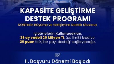 Sanayi ve Teknoloji Bakanı Mehmet Fatih Kacır, KOSGEB Kapasite Geliştirme