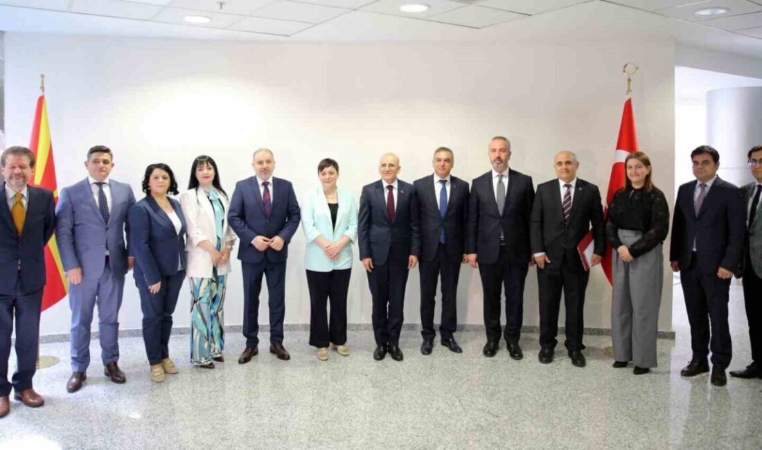 Hazine ve Maliye Bakanı Mehmet Şimşek, Kuzey Makedonya Maliye Bakanı