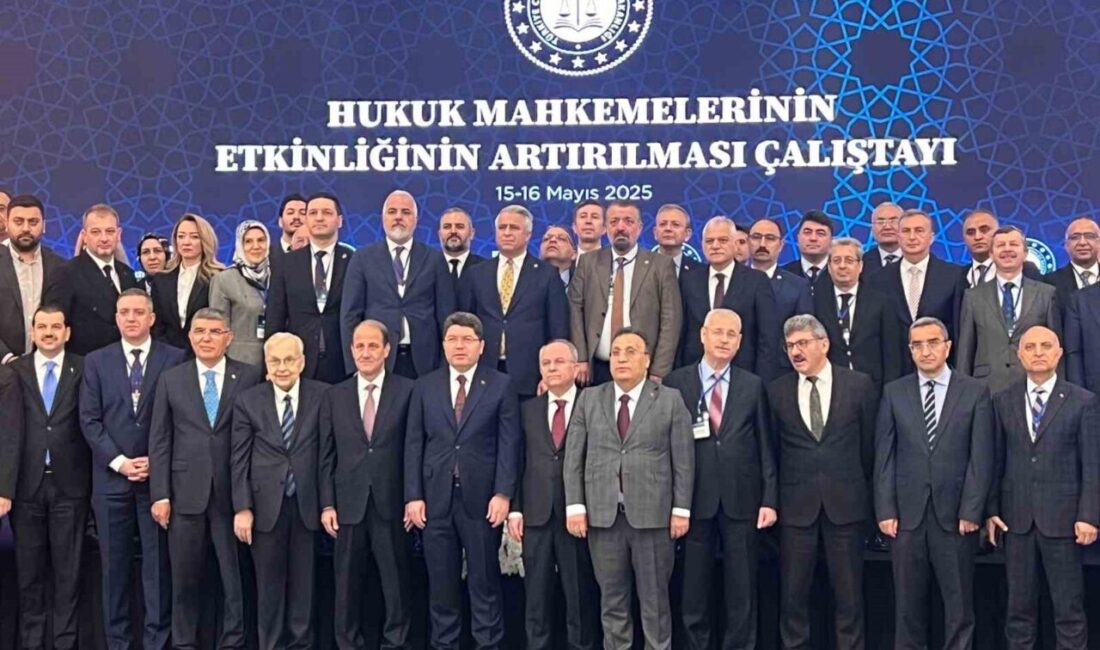 Adalet Bakanı Tunç, ‘Hukuk Mahkemelerinin Etkinliğinin Artırılması Çalıştayı’nda yargılama hukukunun