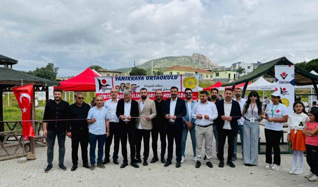 Batman’ın Kozluk ilçesindeki Yanıkkaya Ortaokulu öğrencileri, TÜBİTAK 4006 bilim fuarında
