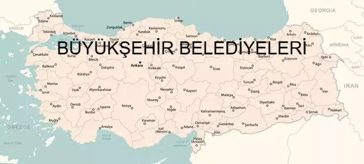 büyükşehir belediyeleri