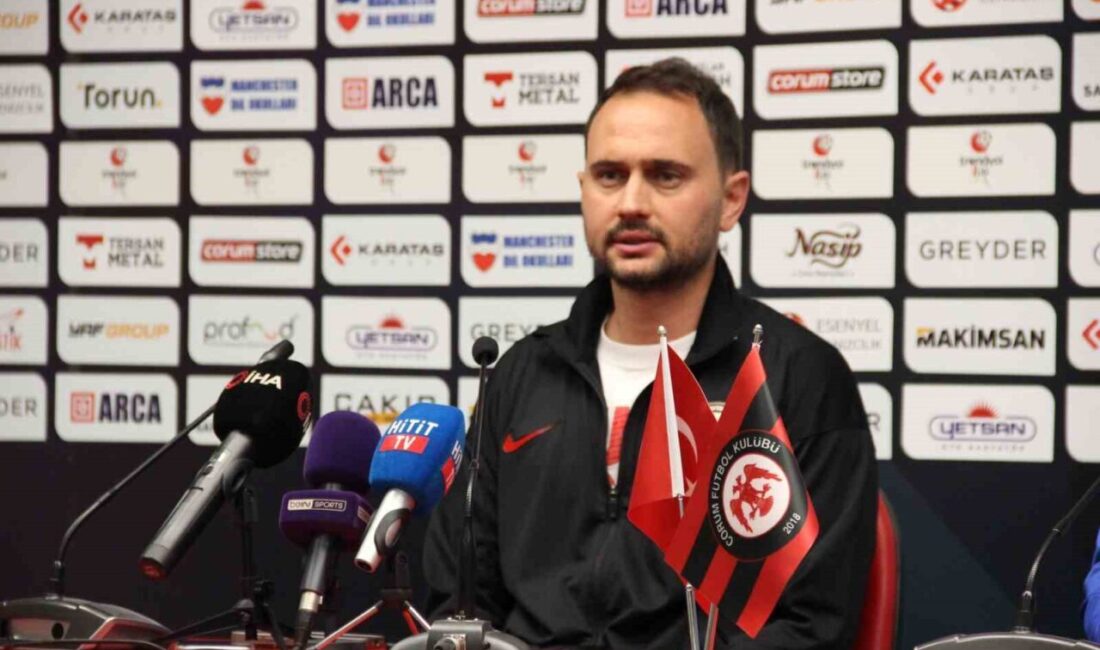 Can Güçer: “Bu formayı, bu armayı taşıyorsak her maç önemli” Çorum FK Yardımcı Antrenörü