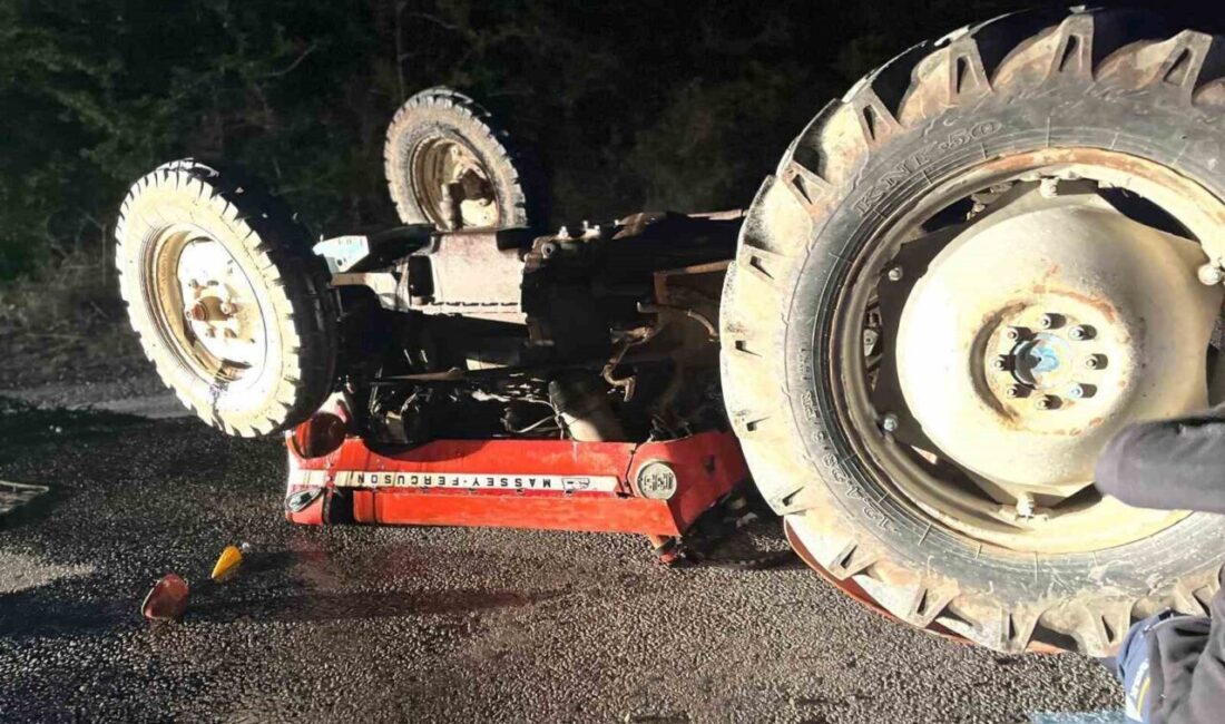 Çorum’da devrilen traktörün altında kalan sürücü hayatını kaybetti Çorum'un İskilip ilçesinde traktör