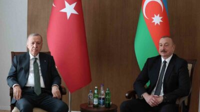 Cumhurbaşkanı Erdoğan, Azerbaycan ziyareti sırasında Laçın Uluslararası Havalimanı'nın açılışında bulundu