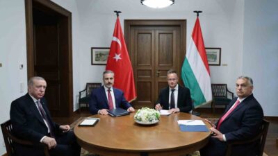 Recep Tayyip Erdoğan, Macaristan'ın başkenti Budapeşte'de Viktor Orban ile bir