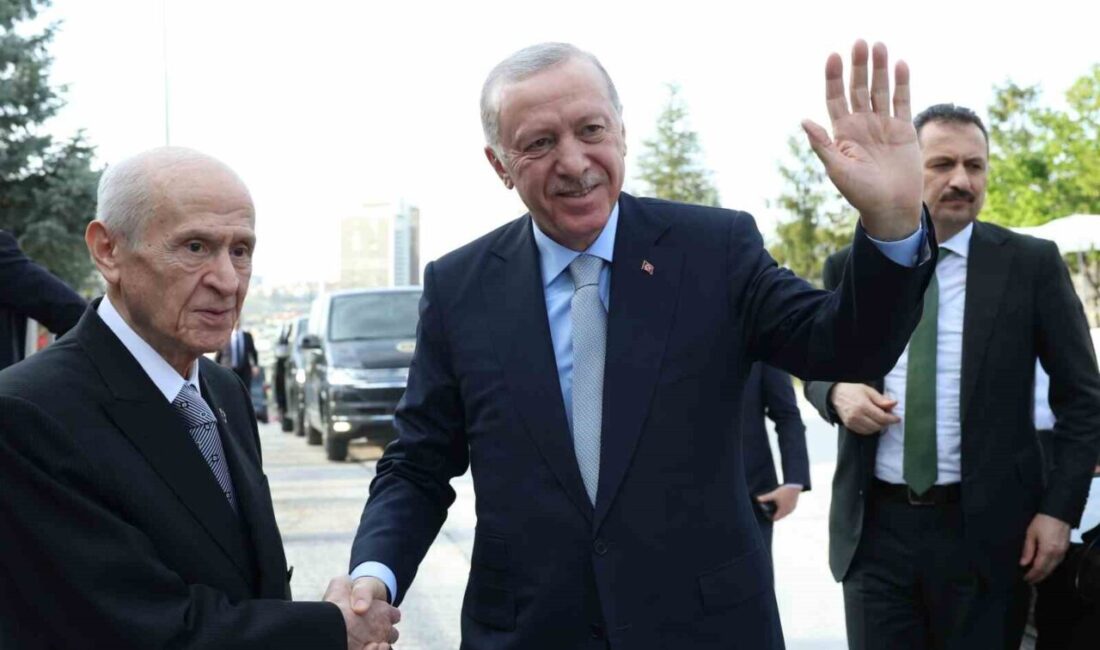 Cumhurbaşkanı Recep Tayyip Erdoğan, MHP Genel Başkanı Devlet Bahçeli ile