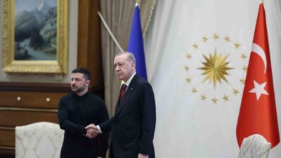 Cumhurbaşkanı Recep Tayyip Erdoğan, Ukrayna Devlet Başkanı Volodimir Zelenskiy ile