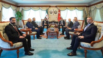 Cumhurbaşkanı Yardımcısı Cevdet Yılmaz, Suriye Cumhurbaşkanı Ahmed Şara ile ekonomik