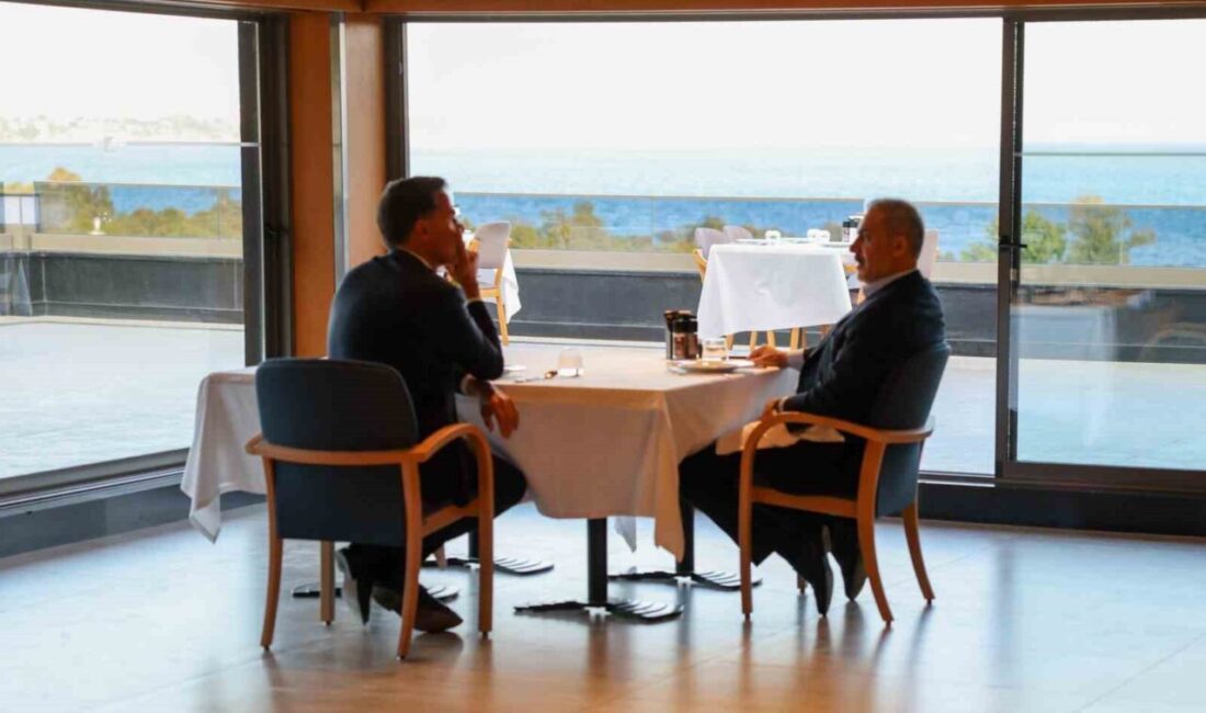 Dışişleri Bakanı Hakan Fidan, NATO Genel Sekreteri Mark Rutte ile