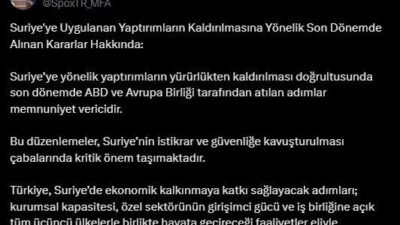 Dışişleri Bakanlığı Sözcüsü Öncü Keçeli, ABD ve Avrupa Birliği'nin Suriye'ye