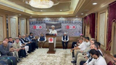 Diyanet İşleri Başkanı Ali Erbaş, Mekke'de yapılan organizasyonlarla yaş ortalamasının