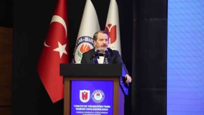 Memur-Sen ve Eğitim Bir-Sen Genel Başkanı Ali Yalçın, yükseköğretimin Türkiye'nin