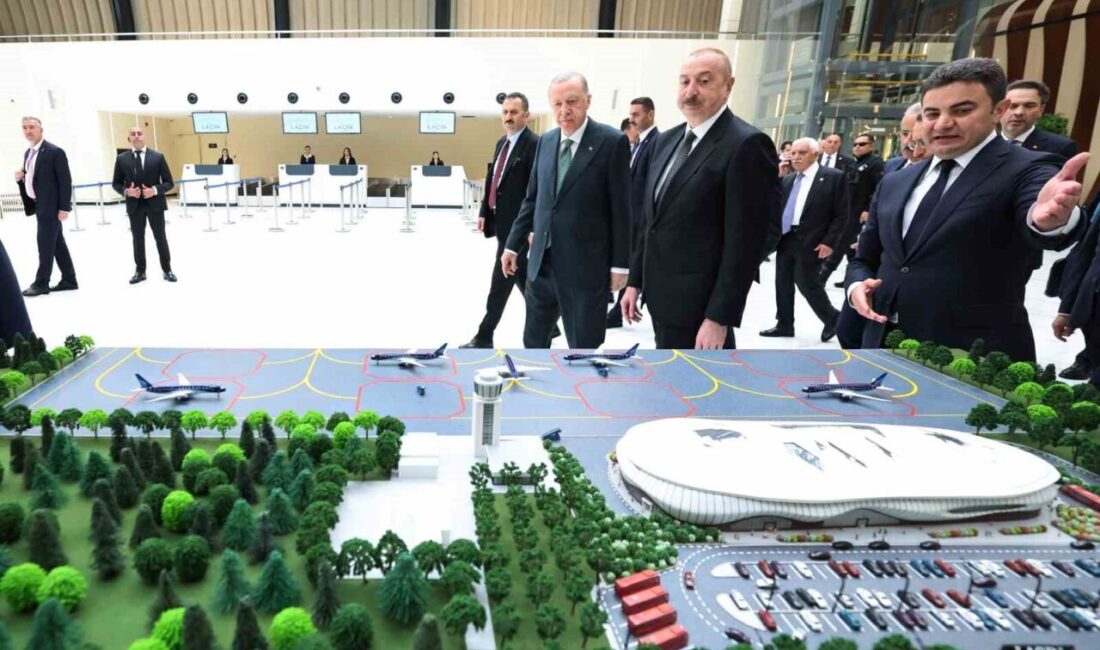 Cumhurbaşkanı Erdoğan, Azerbaycan'ın Karabağ bölgesinde inşa edilen Laçın Uluslararası Havalimanı'nın
