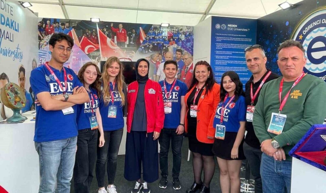 KKTC'de düzenlenen TEKNOFEST'te Ege Üniversitesi standı büyük ilgi gördü. Rektör