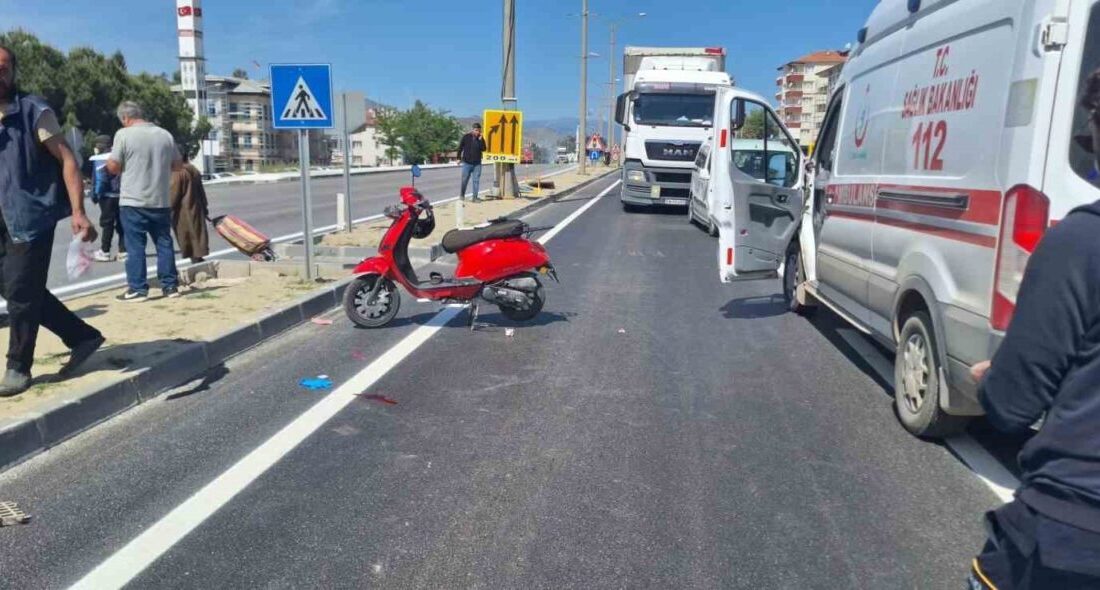 Çorum’un Osmancık ilçesinde motosiklet ile kamyonetin çarpışması sonucu Zeki Karaağaç