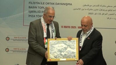 HAK-İŞ Genel Başkanı Mahmut Arslan, Cezayir İşçi Sendikaları Konfederasyonu ile