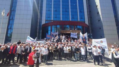 HAK-İŞ Konfederasyonu Genel Başkanı Mahmut Arslan, Hizmet-İş Sendikası işçilerinin Altındağ