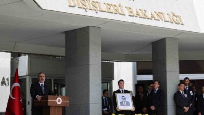 Türkiye'nin Valletta Büyükelçisi Erdeniz Şen için Dışişleri Bakanlığında anma töreni
