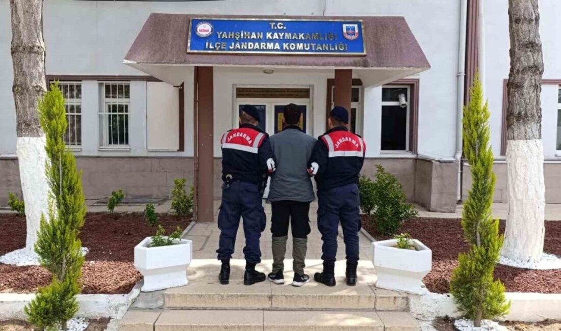 Kırıkkale’de hırsızlık suçundan aranan şahıs yakalandı Yahşihan’da jandarma tarafından eşya