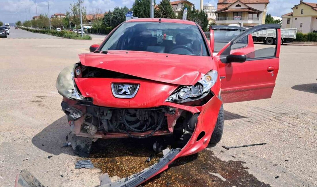 Kırıkkale’de iki otomobil çarpıştı: 1 yaralı Kırıkkale'de meydana gelen kazada