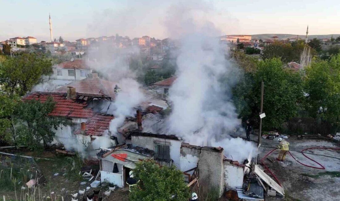 Kırıkkale’de müstakil evde yangın