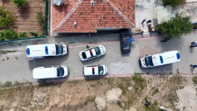 Kırıkkale'de kalp krizi geçiren İbrahim Bakçepınar'ın kullandığı araç ev duvarına