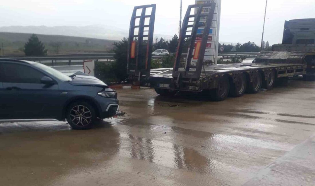 Kırıkkale’de otomobil park halindeki çekiciye çarptı: 2 yaralı Kırıkkale-Ankara D200 karayolunda meydana