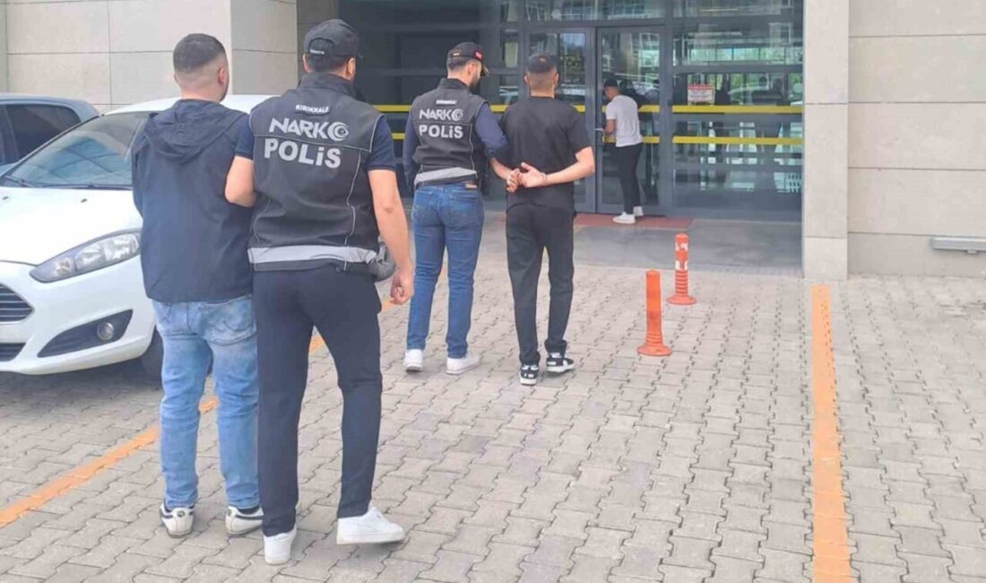 Kırıkkale'de gerçekleşen uyuşturucu operasyonunda 2 bin 240 sentetik ecza hapı