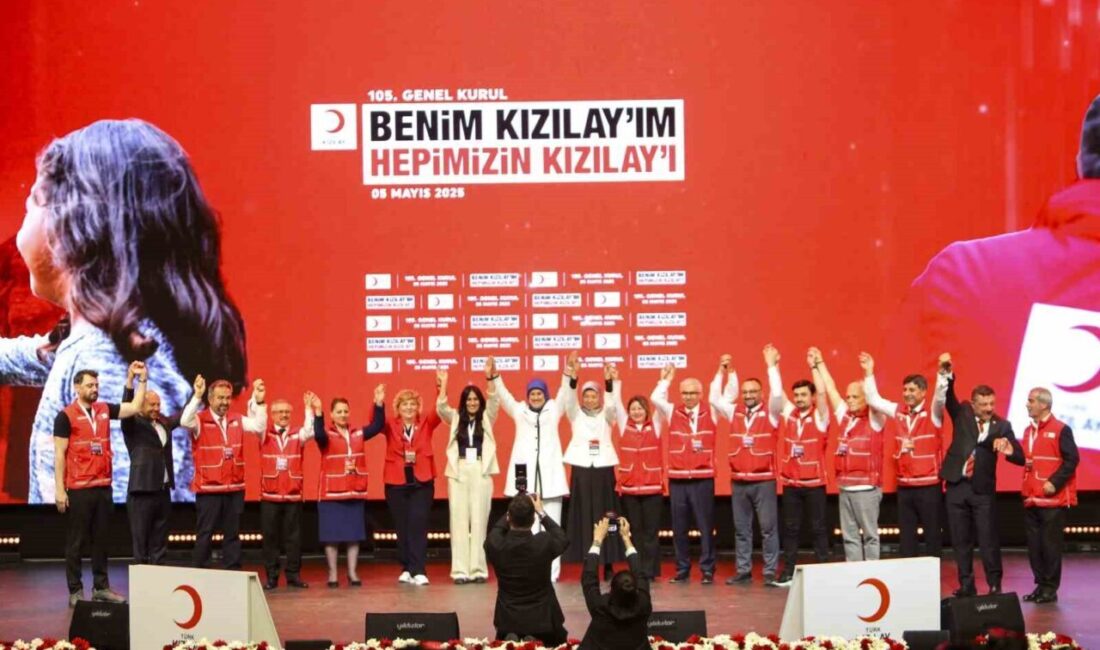 Türk Kızılay'ın 105. Genel Kurulu'nda Fatma Meriç Yılmaz, Cumhurbaşkanı Erdoğan'ın