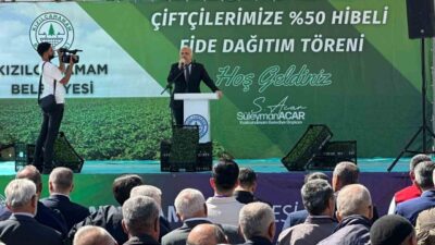 Kızılcahamam Belediyesi, geleneksel hale getirdiği fide dağıtımını beşinci yılında da