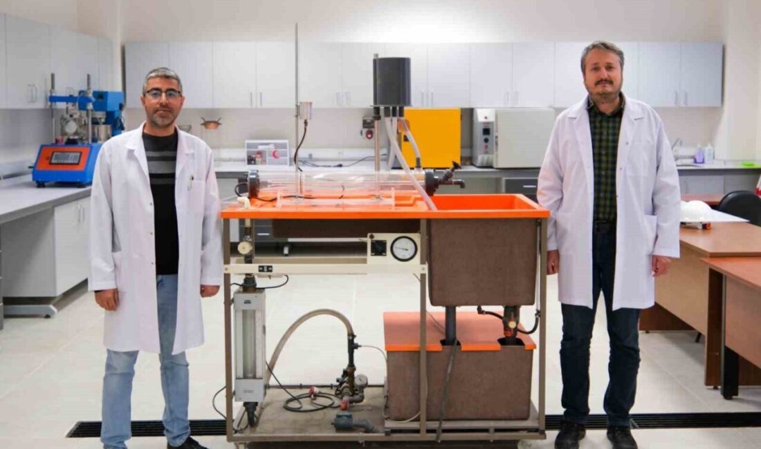 BŞEÜ ve Eskişehir Teknik Üniversitesi tarafından geliştirilen ’Kum-Su Jeti Aşınma