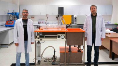 BŞEÜ ve Eskişehir Teknik Üniversitesi tarafından geliştirilen ’Kum-Su Jeti Aşınma