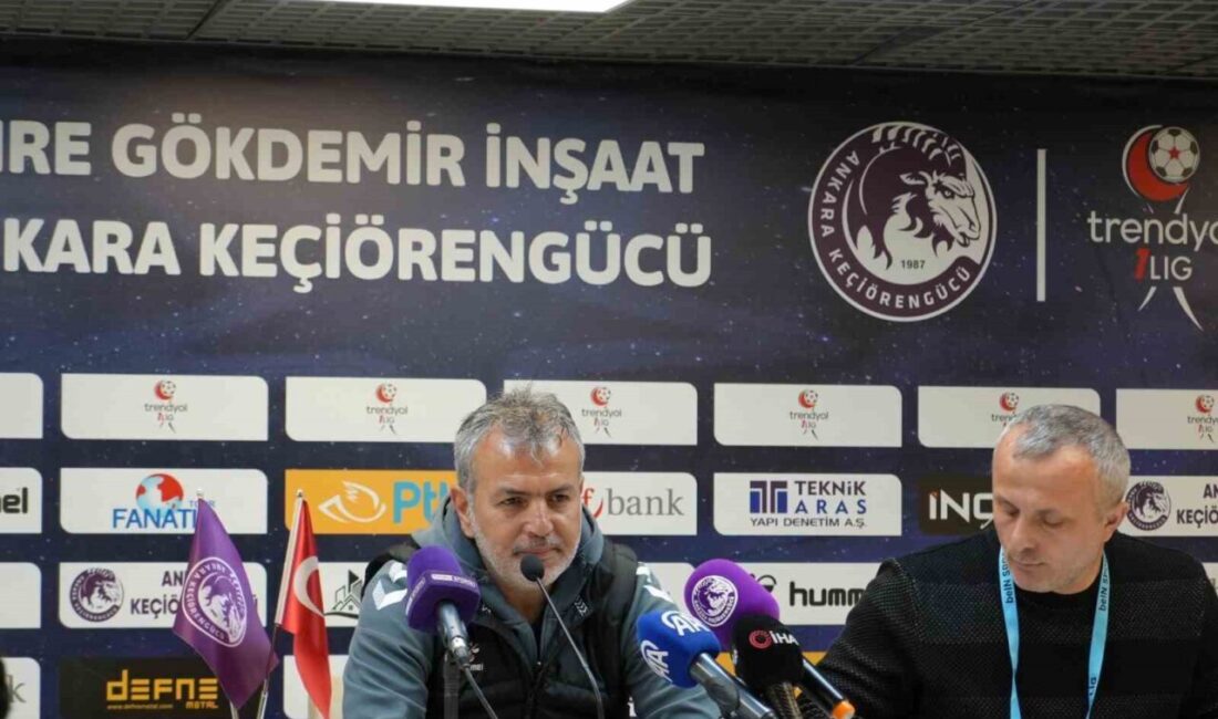 Ankara Keçiörengücü Teknik Sorumlusu Mehmet Yıldırım, MKE Ankaragücü maçındaki tartışmalı