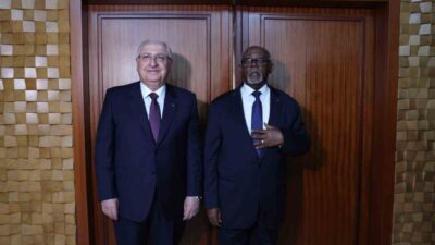 Milli Savunma Bakanı Yaşar Güler, Kamerun Dışişleri Bakanı Lejeune Mbella