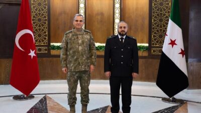 Tümgeneral İlkay Altındağ, Şam'da Suriye Savunma Bakanı Murhef Ebu Kasra