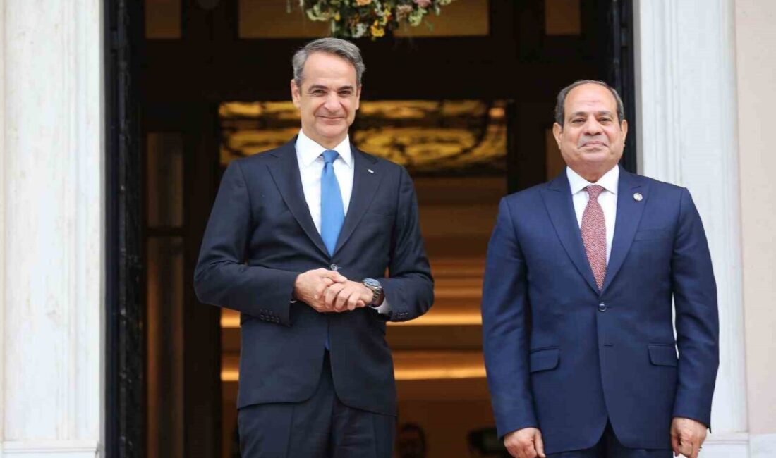 Mısır Cumhurbaşkanı Sisi, Yunanistan ziyaretinde Başbakan Miçotakis'le Gazze, Suriye, Libya