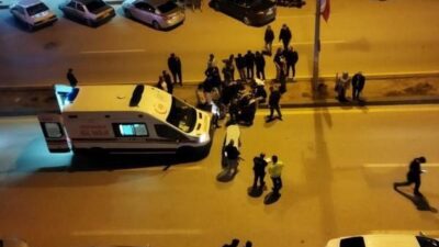 Akyurt'ta yolun karşısına geçmeye çalışan Nurettin Cankurtaran'a motosiklet çarptı. Kazada