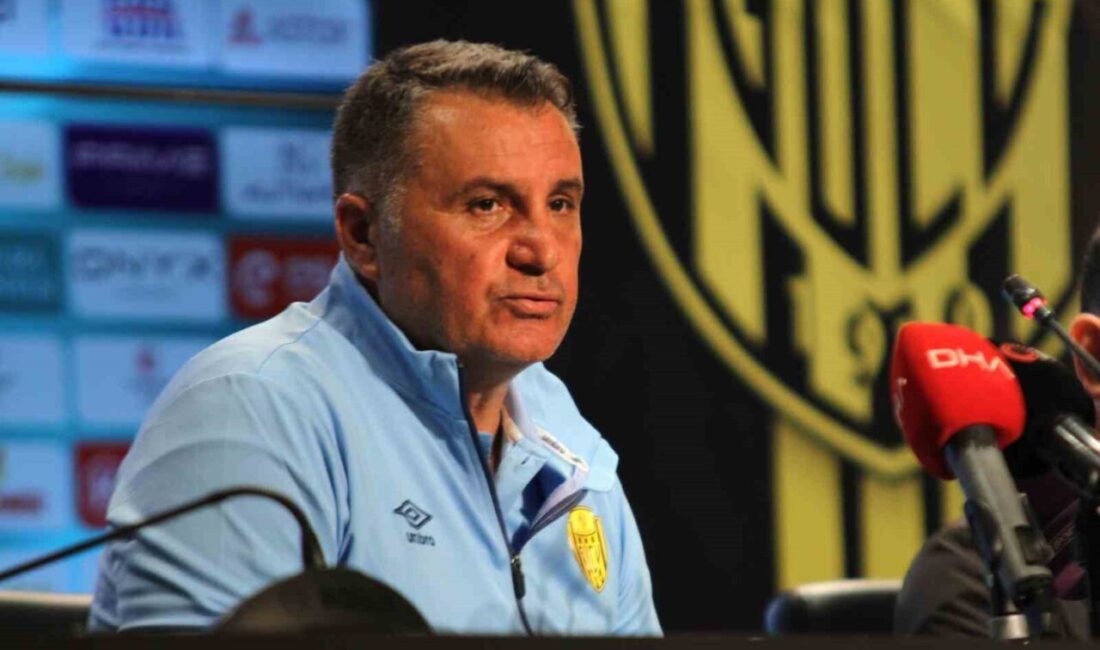 MKE Ankaragücü Teknik Direktörü Mustafa Kaplan, Amed Sportif Faaliyetler maçının