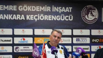 MKE Ankaragücü Teknik Direktörü Mustafa Kaplan, Ankara Keçiörengücü maçı sonrasında