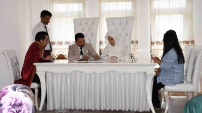 Yozgat'ta 25 Mayıs 2025 tarihini tercih eden 11 çift, yoğun