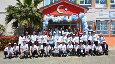 Ünye ilçesindeki Şehit İsmail Ustaoğlu Ortaokulu öğrencileri, TÜBİTAK 4006 Bilim