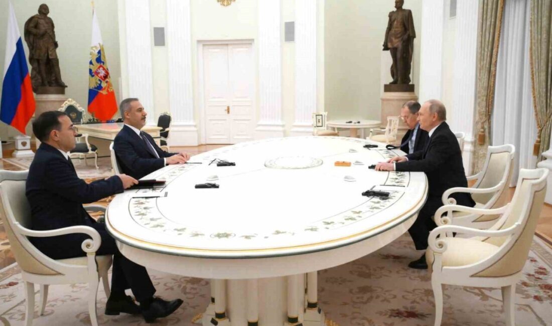 Dışişleri Bakanı Hakan Fidan ile Rusya Devlet Başkanı Vladimir Putin,