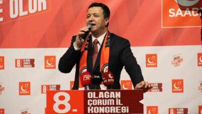 Saadet Partisi Genel Başkanı Mahmut Arıkan, Çorum'da Türkiye'nin en büyük