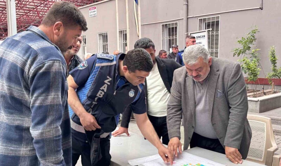 Sincan Belediyesi, Yenikent ve Çimşit kurban pazarlarında yer tahsisini kura