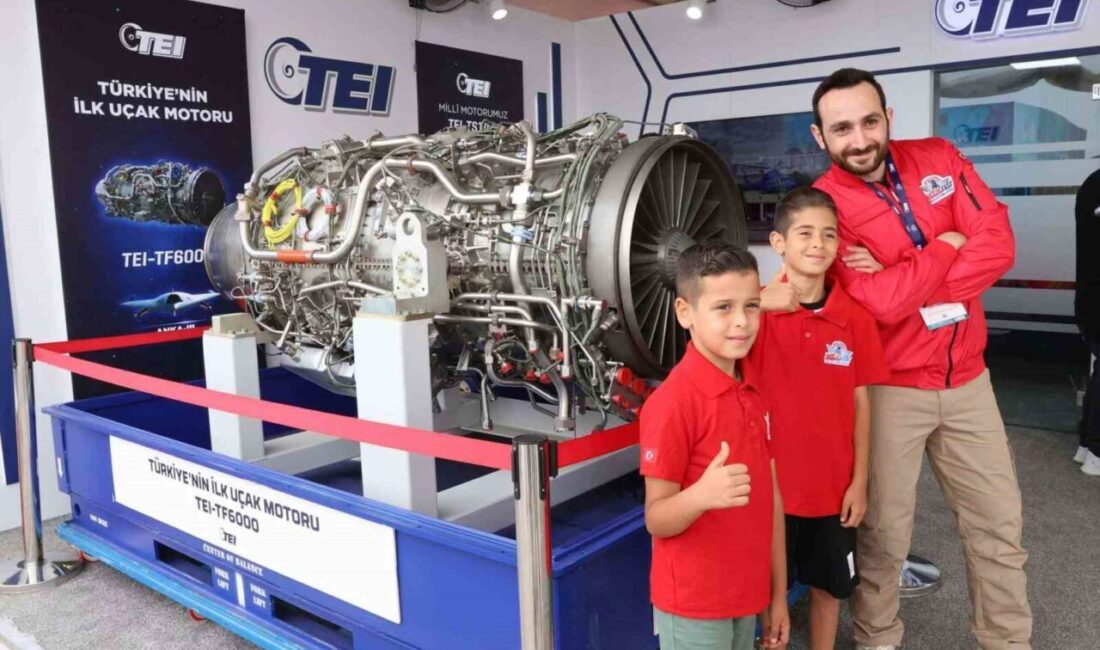 TEI, TEKNOFEST Kıbrıs'ta millî havacılık motorlarını sergileyerek genç mühendis adayları
