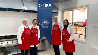 TİKA, Arap Kadınlar Birliği'nin 'Sağlıklı Mutfak' projesine altyapı desteği sağladı.