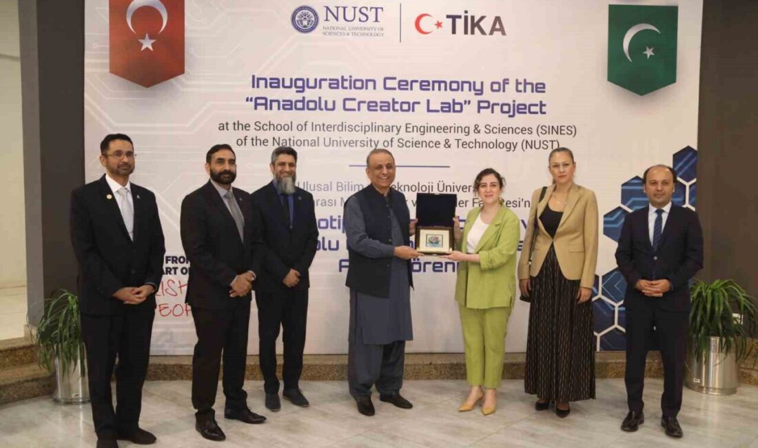TİKA, Pakistan'daki NUST içinde faaliyet gösterecek Anadolu Creator Lab'in açılışını