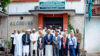 TİKA ve Türkiye Cumhurbaşkanlığı Devlet Arşivleri Başkanlığı iş birliğinde Zanzibar
